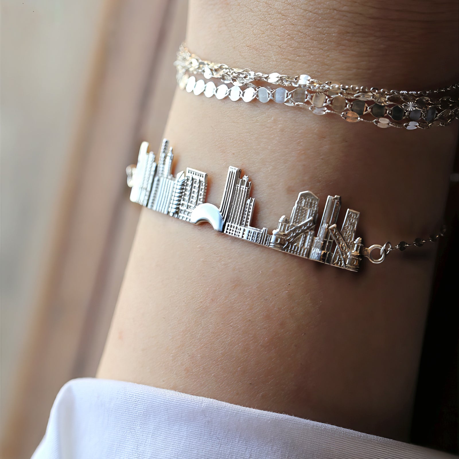 City Bracelet Chicago in Sterling Silver