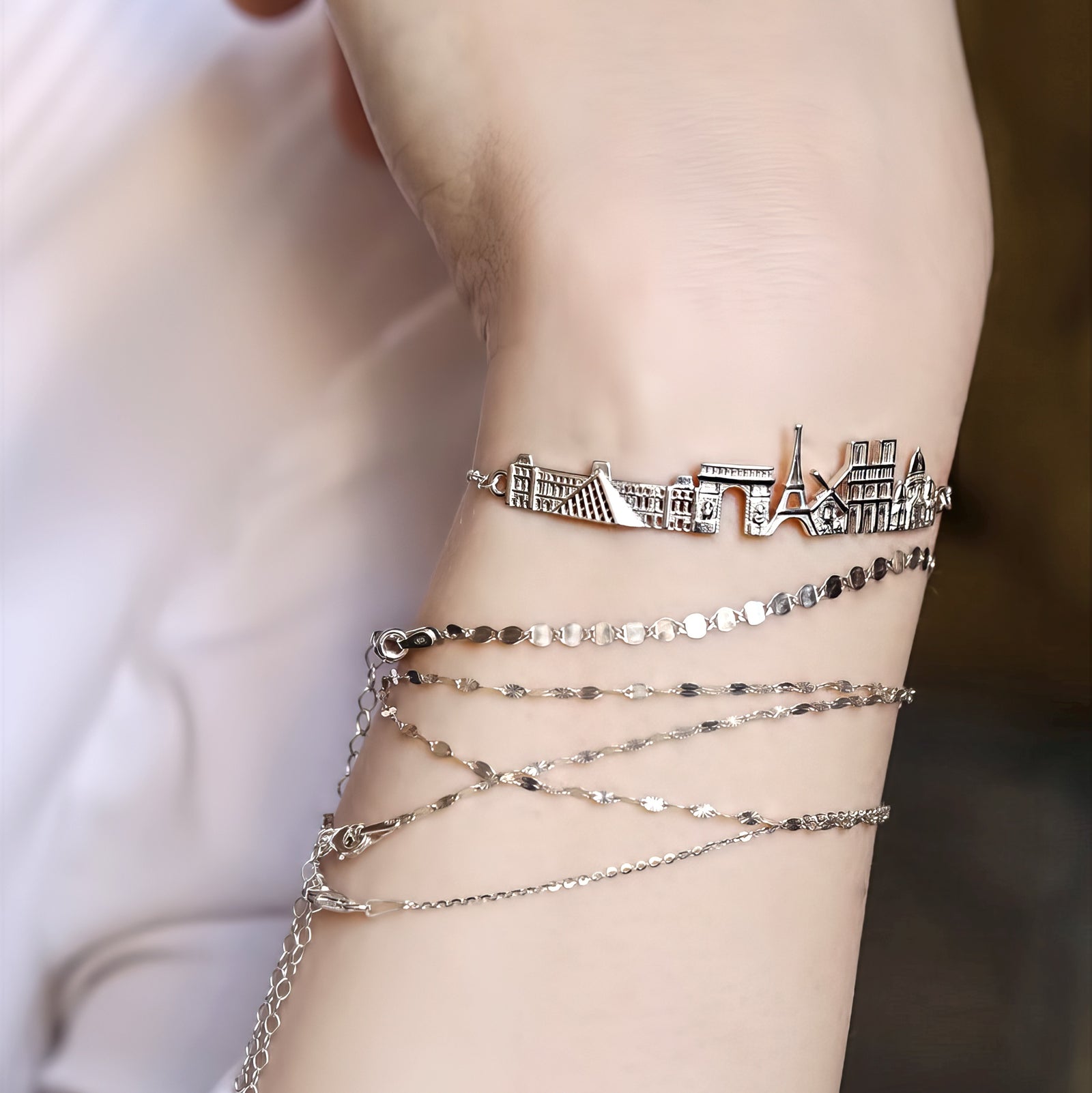 City Bracelet Paris in Sterling Silver