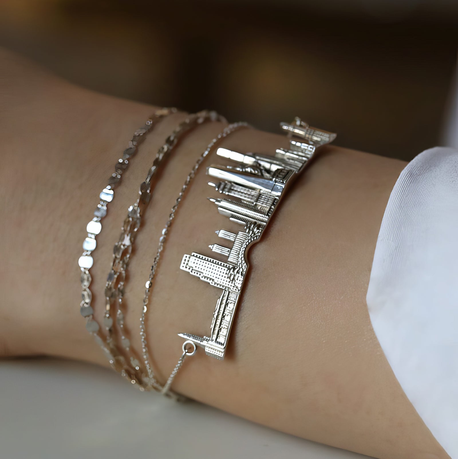 City Bracelet New York in Sterling Silver