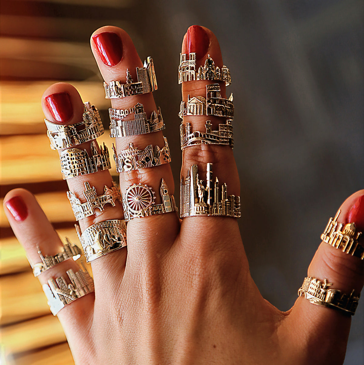 Cityscape Ring New York in Sterling Silver