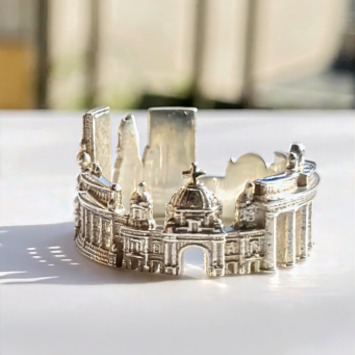 Cityscape Ring Berlin in Sterling Silver