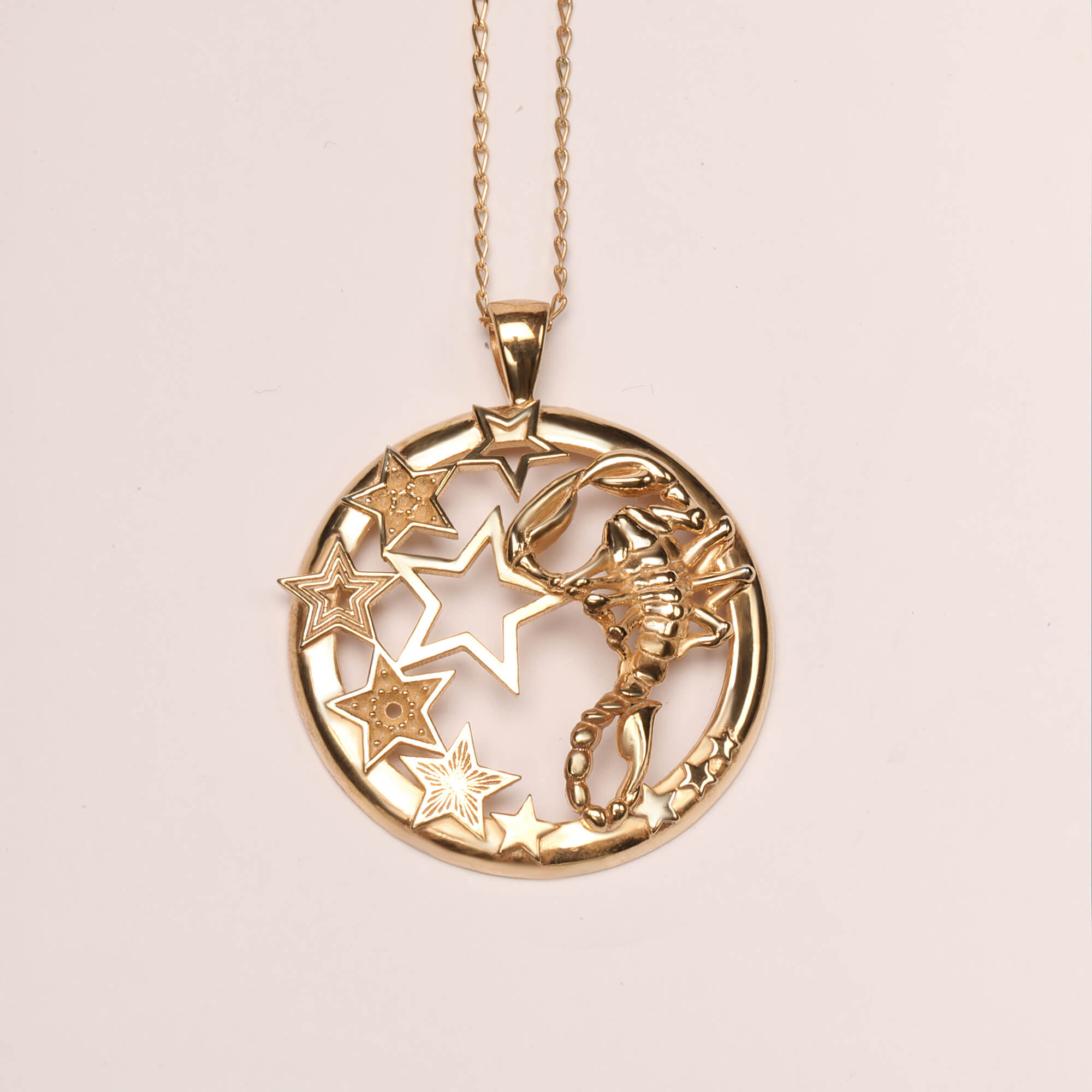 Scorpio Pendant, Zodiac Necklace by CITIMI, scorpio jewelry