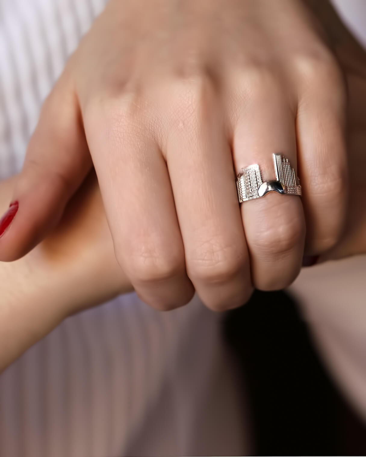 Cityscape Ring Chicago in 14K/18K Gold