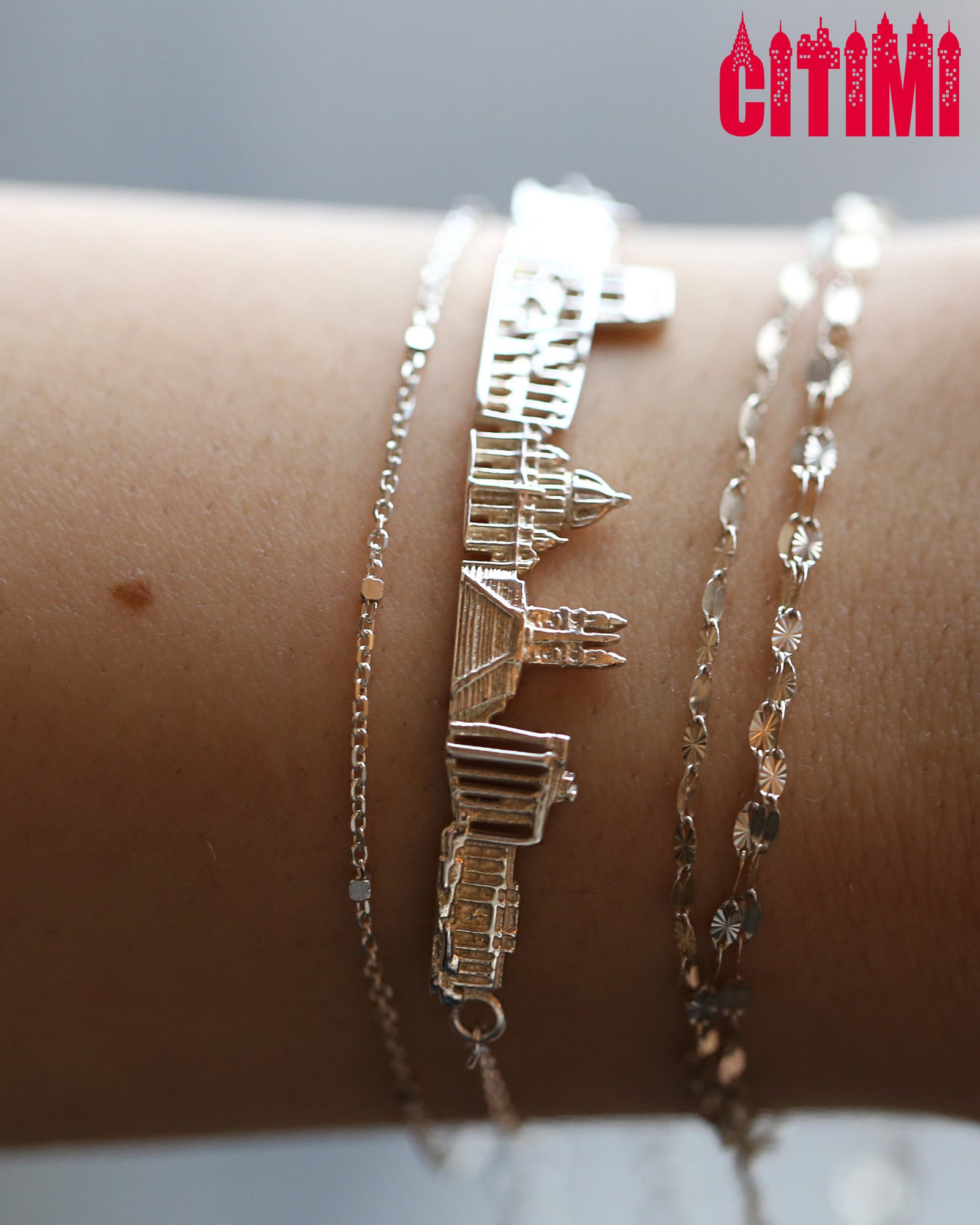 City Bracelet Rome in 14K/18K Gold