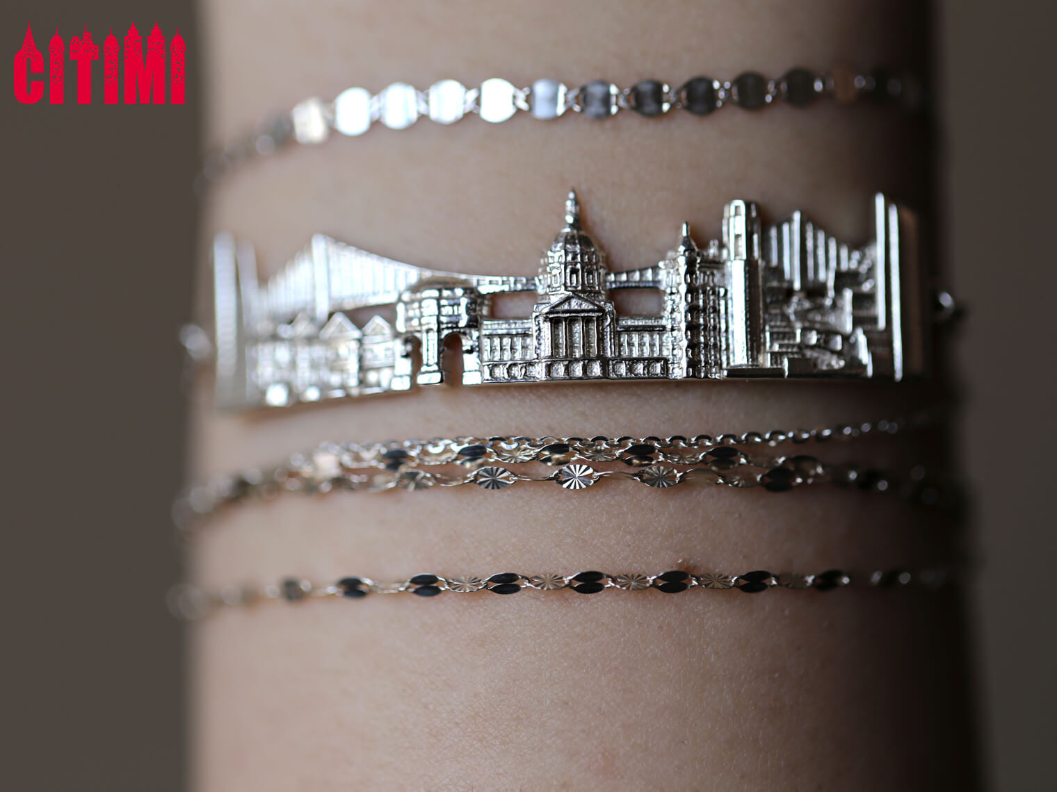 City Bracelet San Francisco in 14K/18K Gold