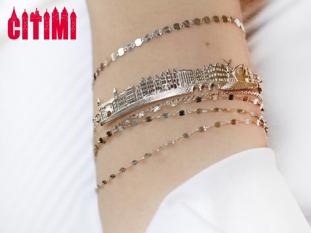 City Bracelet Amsterdam in Sterling Silver