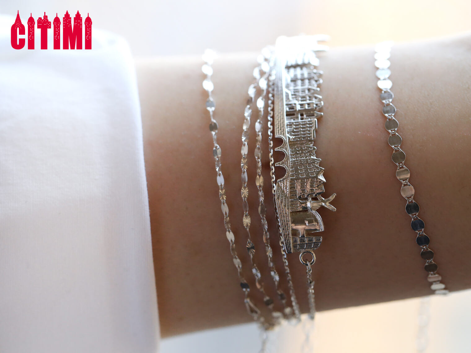 City Bracelet Amsterdam in Sterling Silver