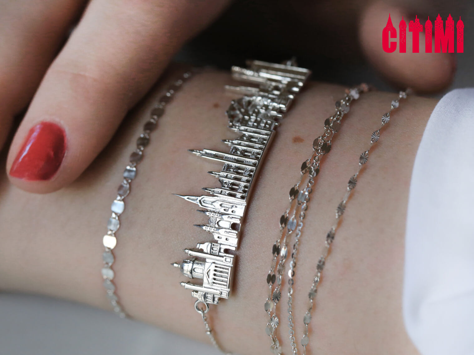 City Bracelet Vienna in Sterling Silver
