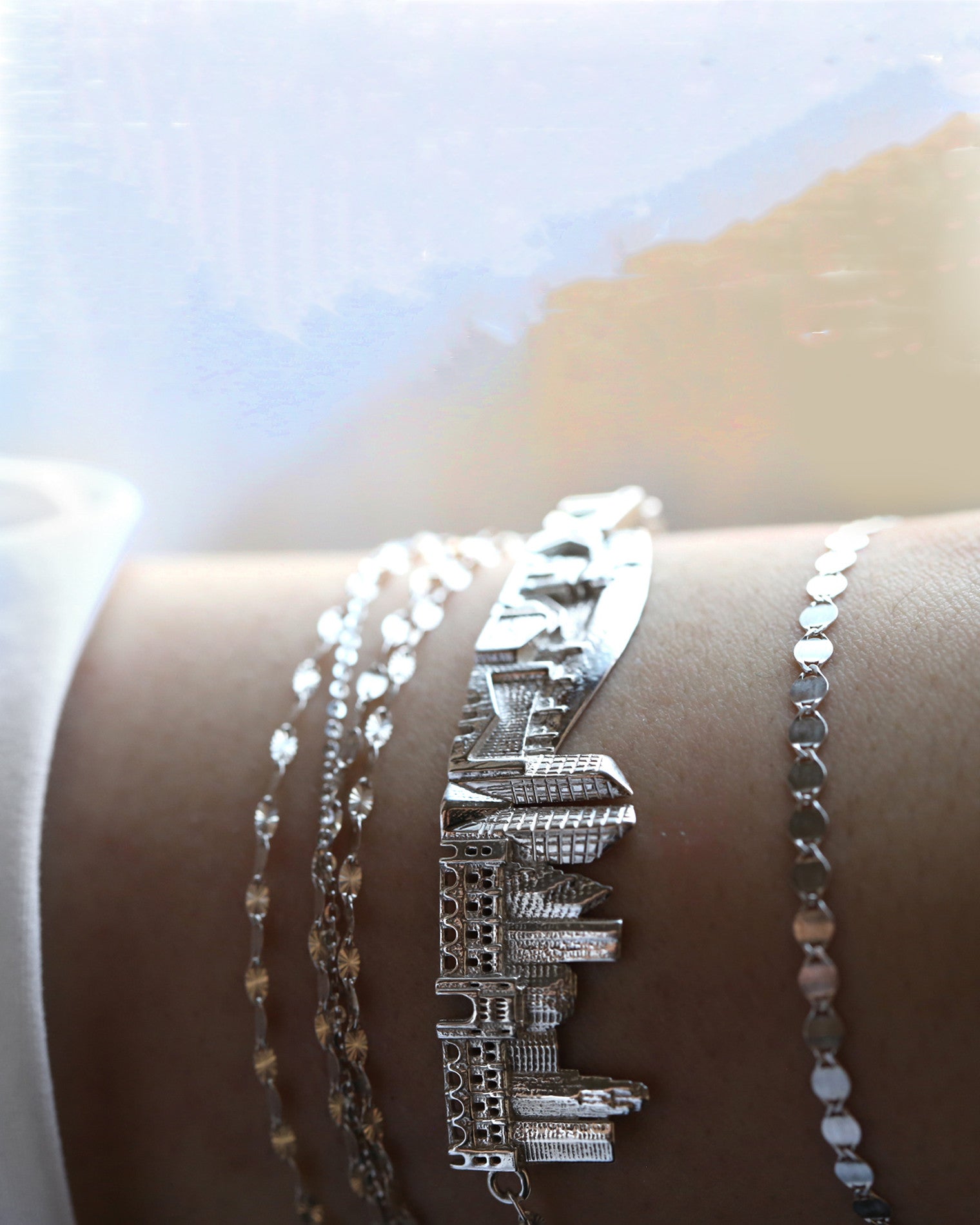 City Bracelet Houston in Sterling Silver