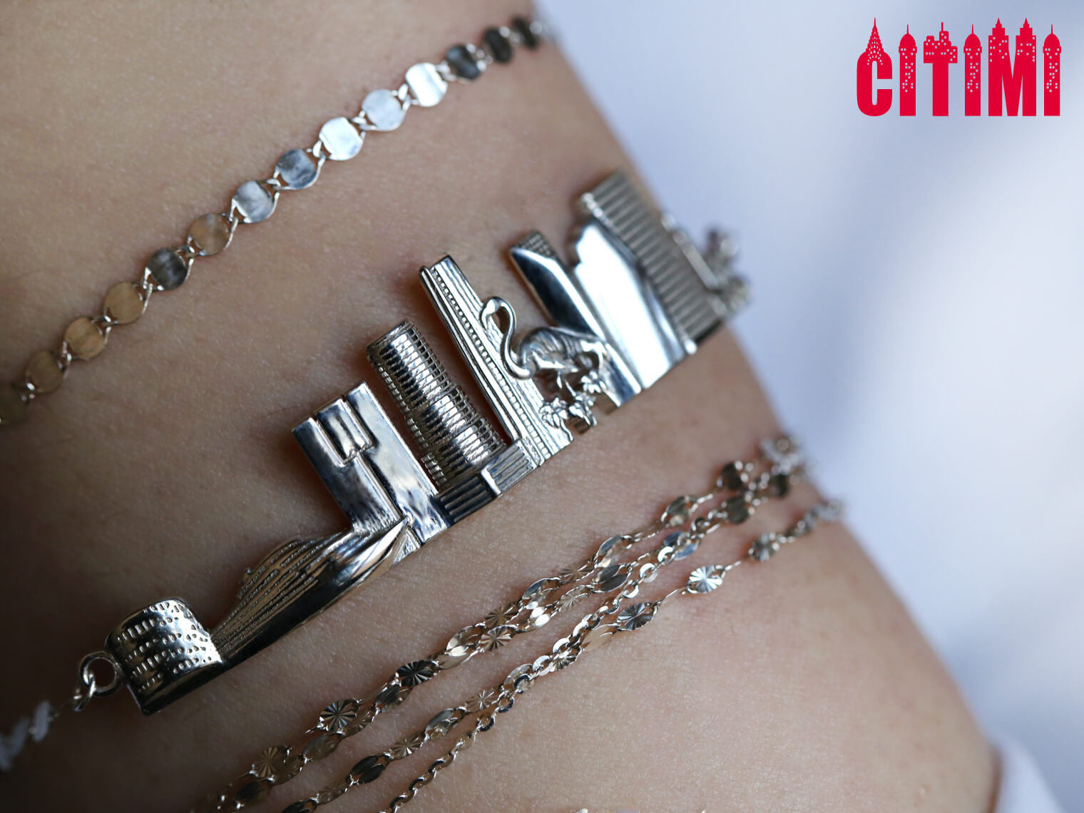 City Bracelet Miami in Sterling Silver