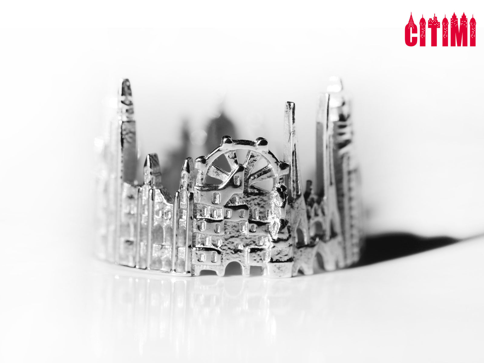 Cityscape Ring Vienna in 14K/18K Gold