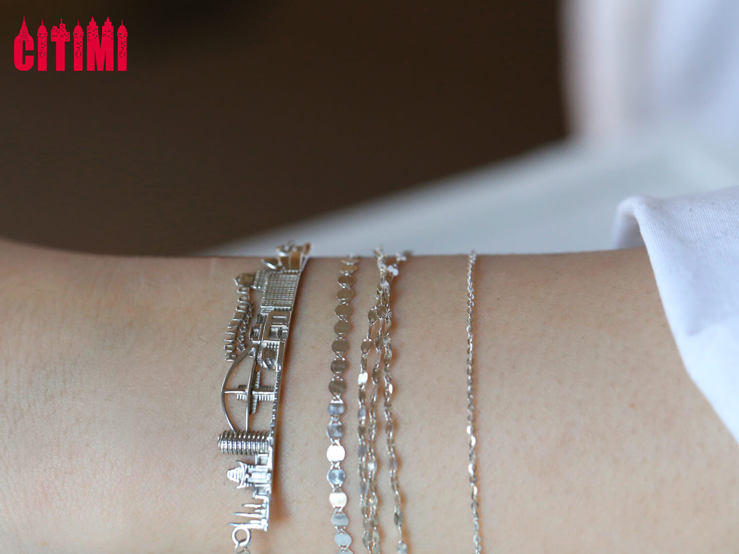 City Bracelet Los Angeles in 14K/18K Gold