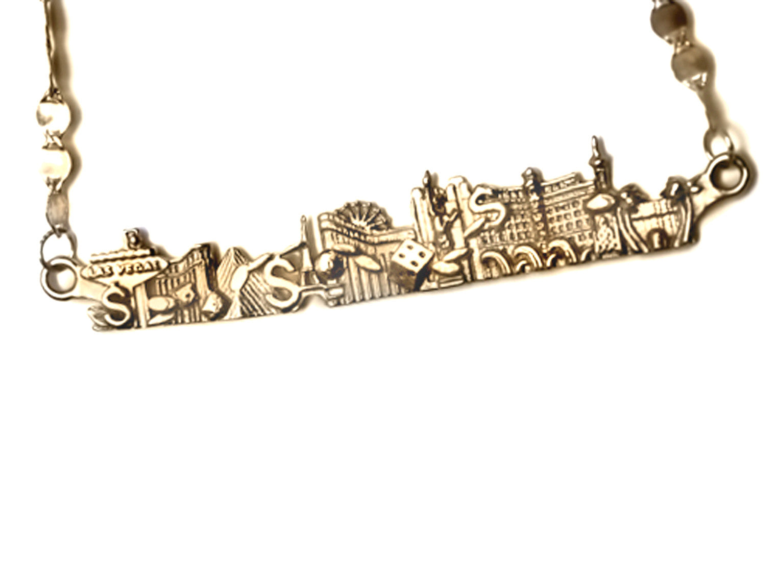 City Necklace Las Vegas in 14K/18K Gold