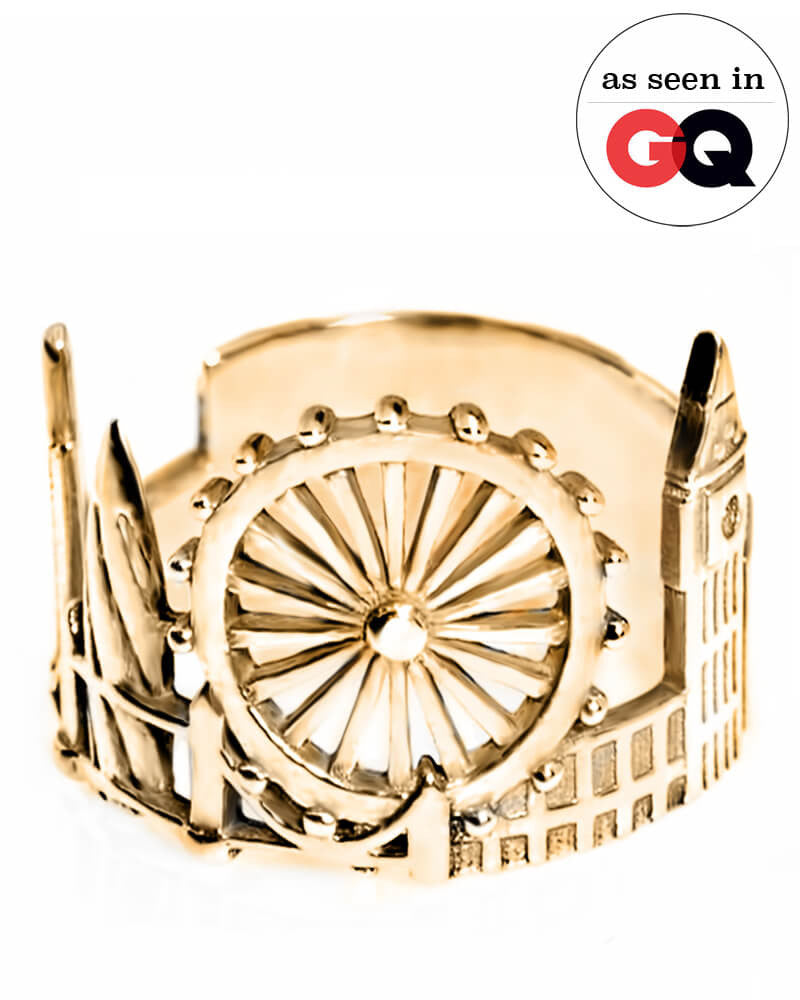 Cityscape Ring London in 14K/18K Gold