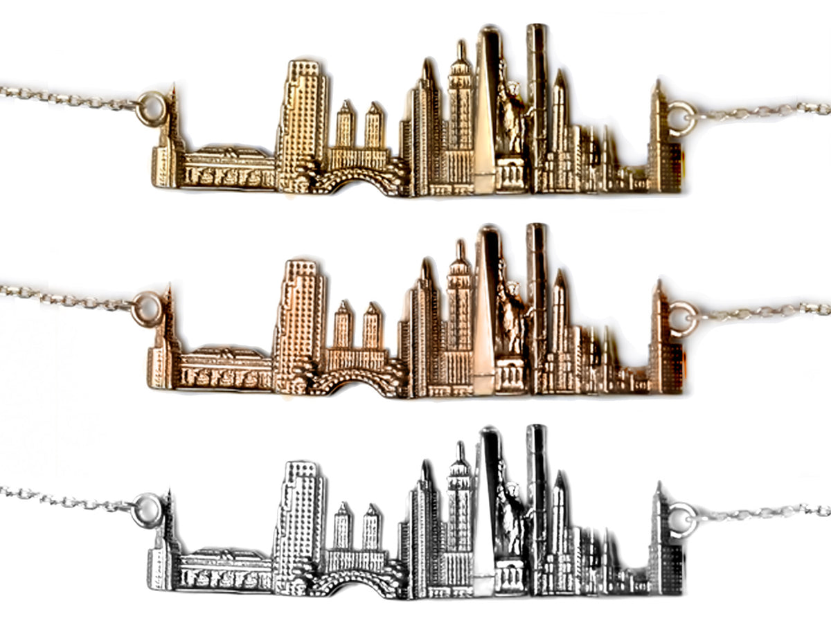 City Necklace New York in 14K/18K Gold