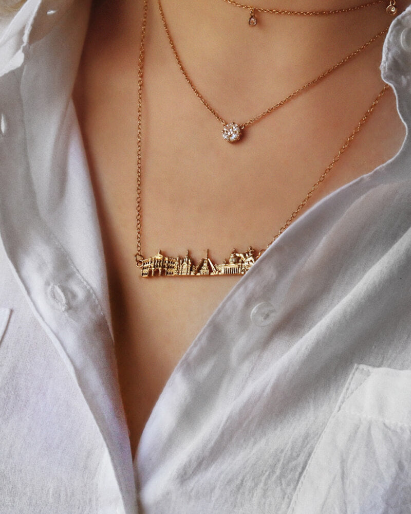 City Necklace St.Petersburg in Sterling Silver