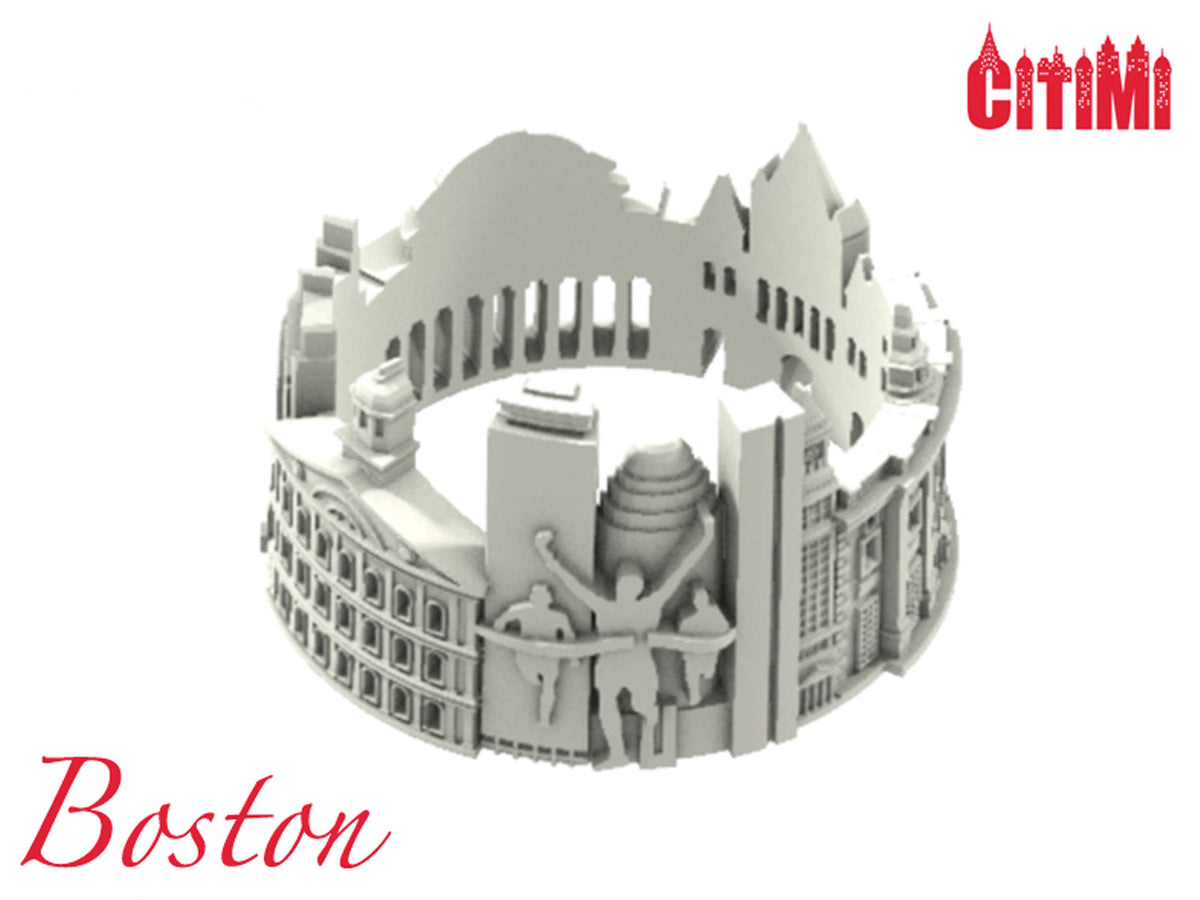 Cityscape Ring Boston in 14K/18K Gold