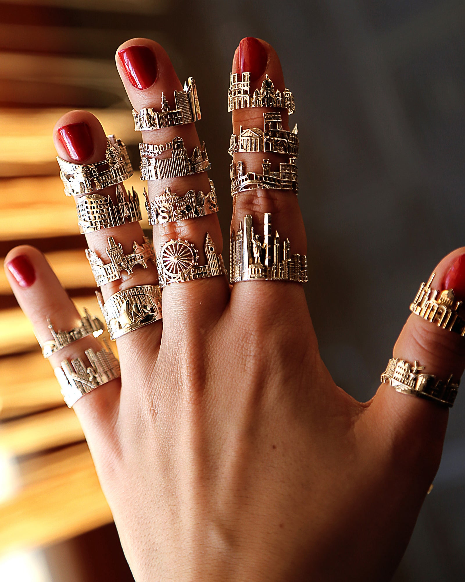 Cityscape Ring Paris in 14K/18K Gold