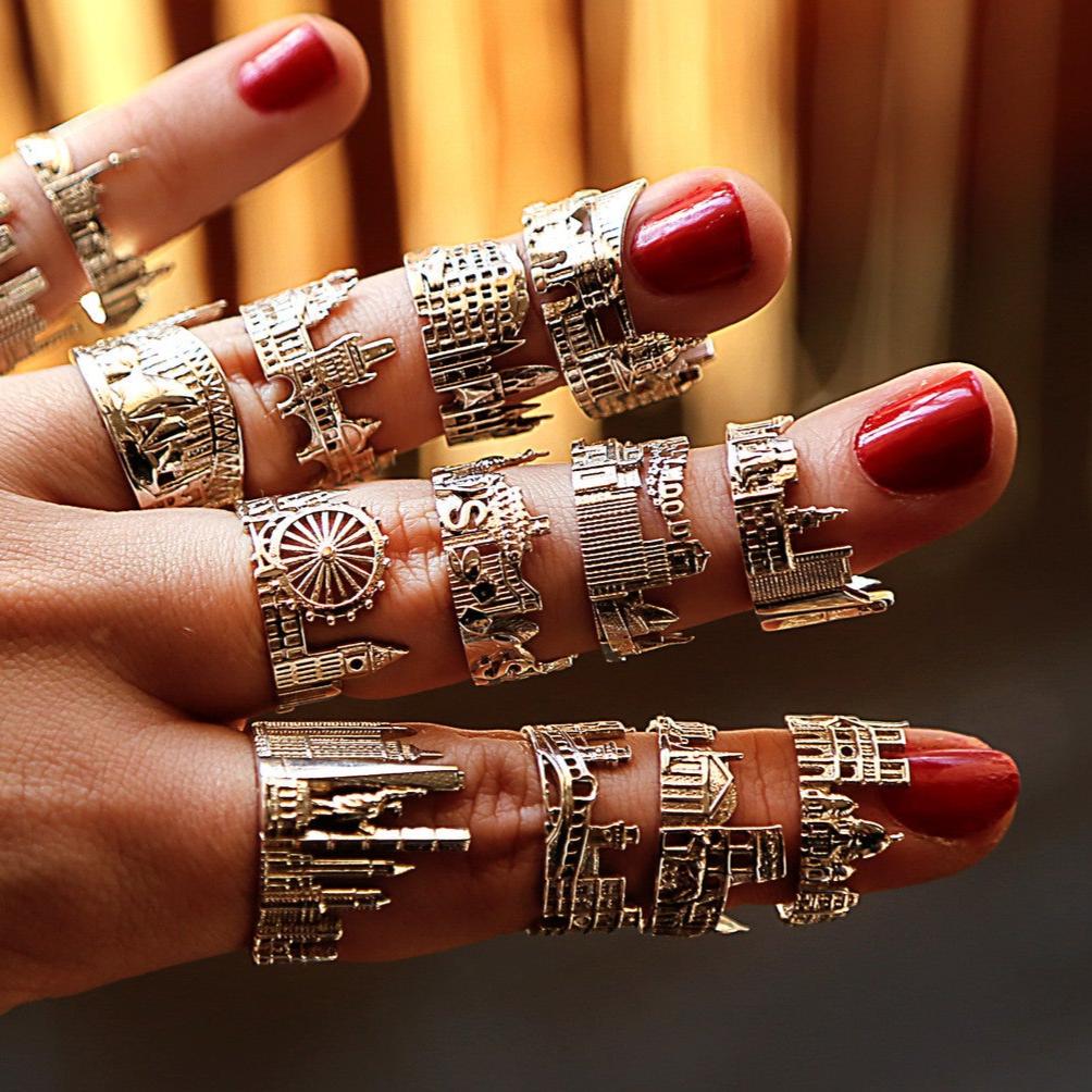 Cityscape Ring Los Angeles in Sterling Silver