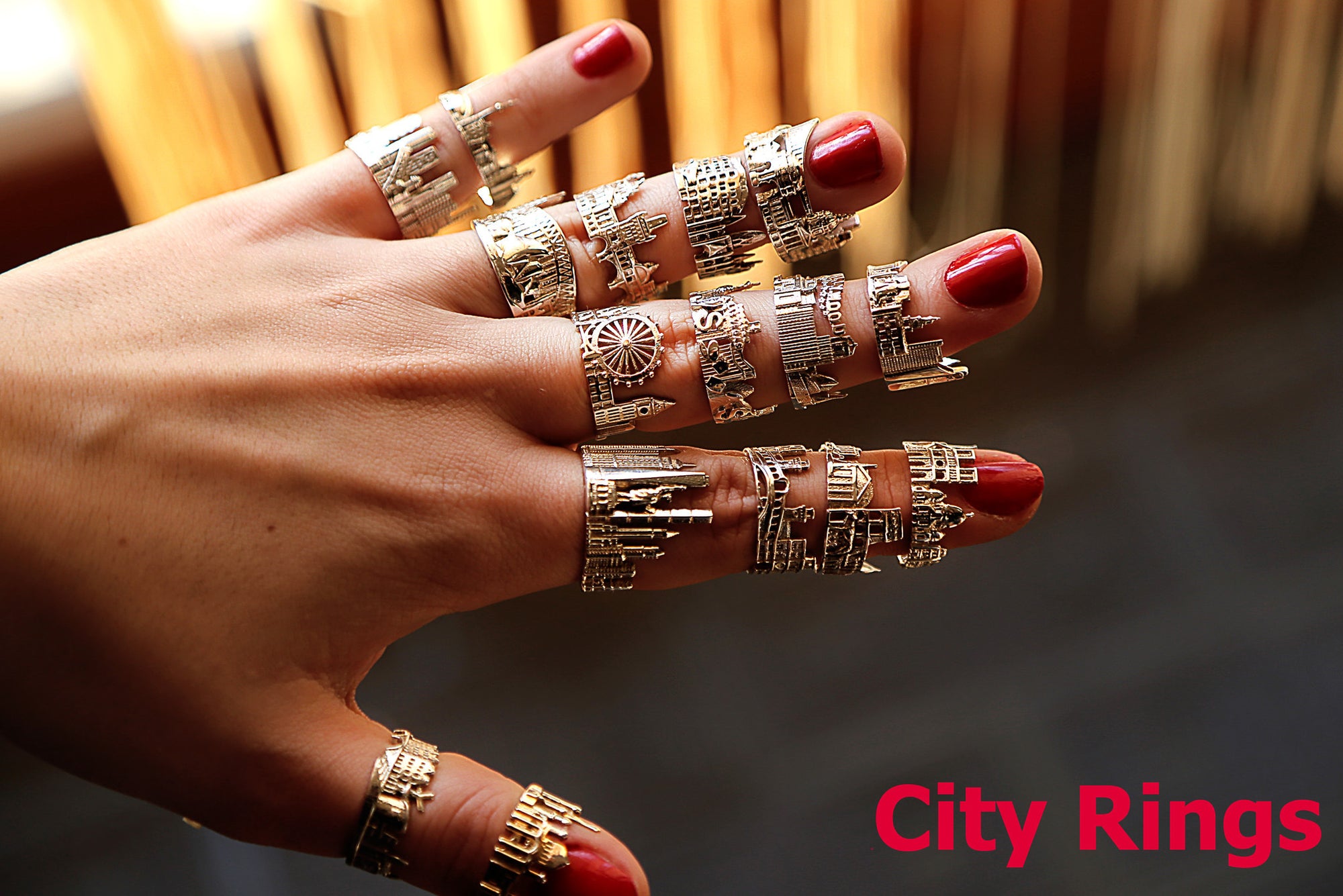 Cityscape Ring Philadelphia in 14K/18K Gold