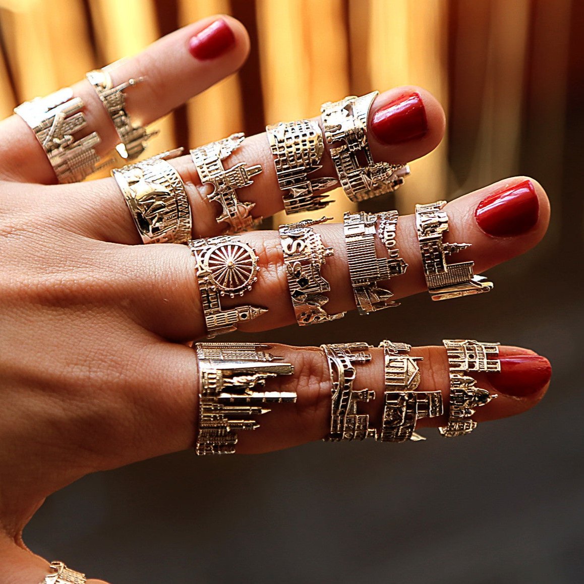 Cityscape Ring San Francisco in Sterling Silver