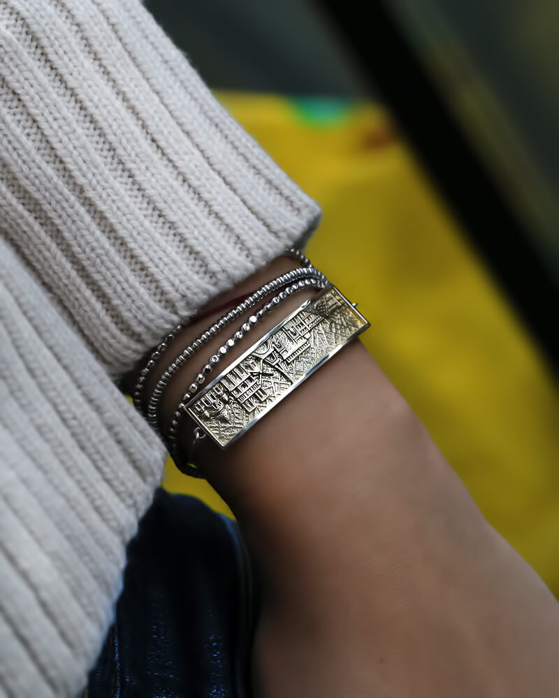 City Bracelet Paris "On the Map" in Sterling Silver