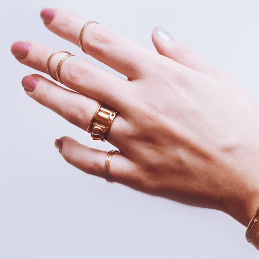 Cityscape Ring Singapore in Sterling Silver