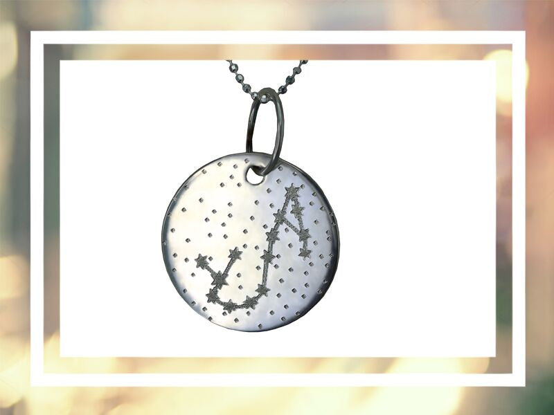 Personalized Constellation Silver Necklace 15mm